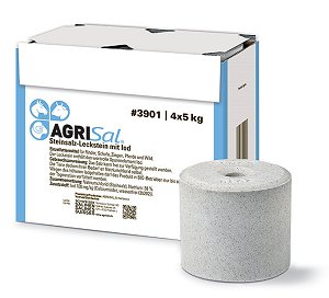 Agrisal Leckstein mit Iod (EFM) - Kartonbox 20KG
