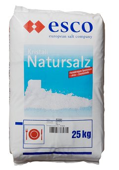 Kristall Natursalz fein - Sack 25KG